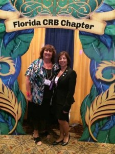 Maggie Morris  and Florida CRB Chapter Vice-President Sandra Fernandez.