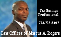 Silver Sponsor Law Offices of Marcus A. Rogers – Tax Savings Professional – 772.713.5407